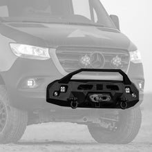 Load image into Gallery viewer, Aluminess Recon Front WInch Bumper 2019+ Mercedes Sprinter Van