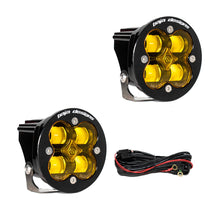 Load image into Gallery viewer, Baja Designs Squadron-R SAE LED Auxiliary Light Pod Pair - Clear/Amber