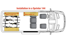 Load image into Gallery viewer, Adventure Wagon Mule Bag 2.0 Overhead Van Storage for 2007+ Mercedes Sprinter / 2015+ Ford Transit Van