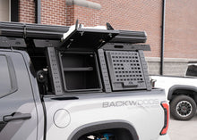 Load image into Gallery viewer, Backwoods Adventure Mods Aluminum Bed Rack Storage Box for 2007+ Toyota Tundra