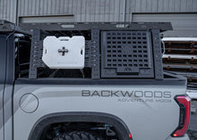 Load image into Gallery viewer, Backwoods Adventure Mods Aluminum Bed Rack Storage Box for 2007+ Toyota Tundra