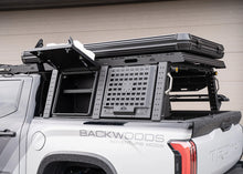 Load image into Gallery viewer, Backwoods Adventure Mods Aluminum Bed Rack Storage Box for 2007+ Toyota Tundra