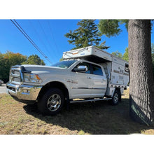 Load image into Gallery viewer, Customer Classified: Used 2018 RAM 2500 Crew Cab + 2018 HAWK Flatbed Four Wheel Camper Combo