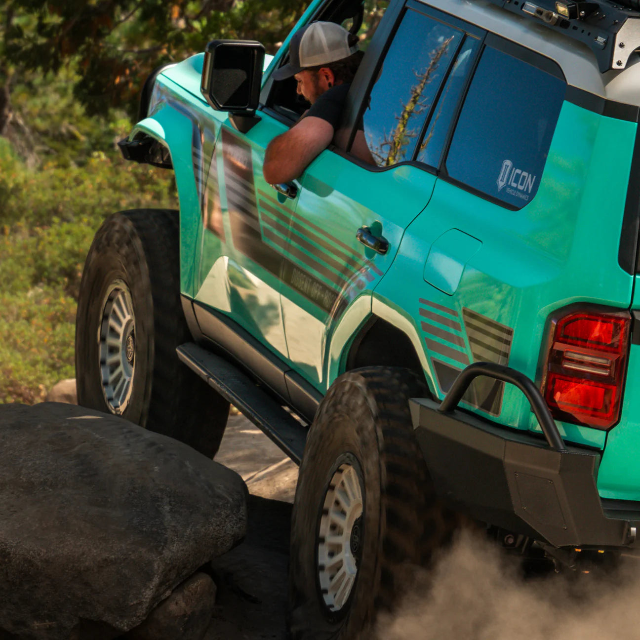 Dissent Off-Road Rock Slider Steps for 2024+ Toyota Land Cruiser