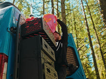 Load image into Gallery viewer, Flatline Van Co Adventure Van Rear Platform Gear Cage