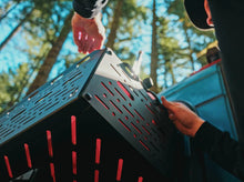 Load image into Gallery viewer, Flatline Van Co Adventure Van Rear Platform Gear Cage