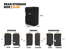 Load image into Gallery viewer, Flatline Van Co Rear Storage Box Slim for FVC Rear Door Platforms