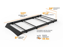 Load image into Gallery viewer, Flatline Van Co. Low Pro Roof Rack for 2015+ Ford Transit Van with 148" High Roof