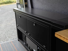 Load image into Gallery viewer, Flatline Van Co Modular Cabinet Bed for 2015+Ford Transit Van