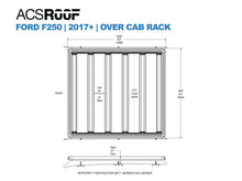 Load image into Gallery viewer, Leitner Designs Active Cargo System (ACS) Roof Over Cab Platform Rack for 2017+ Ford F250 Superduty