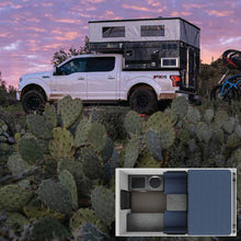 Load image into Gallery viewer, Coming in January: 2025 FLEET Four Wheel Camper with Front Dinette Floor Plan