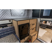 Load image into Gallery viewer, Coming in December: 2025 HAWK Four Wheel Camper with Front Dinette Floor Plan