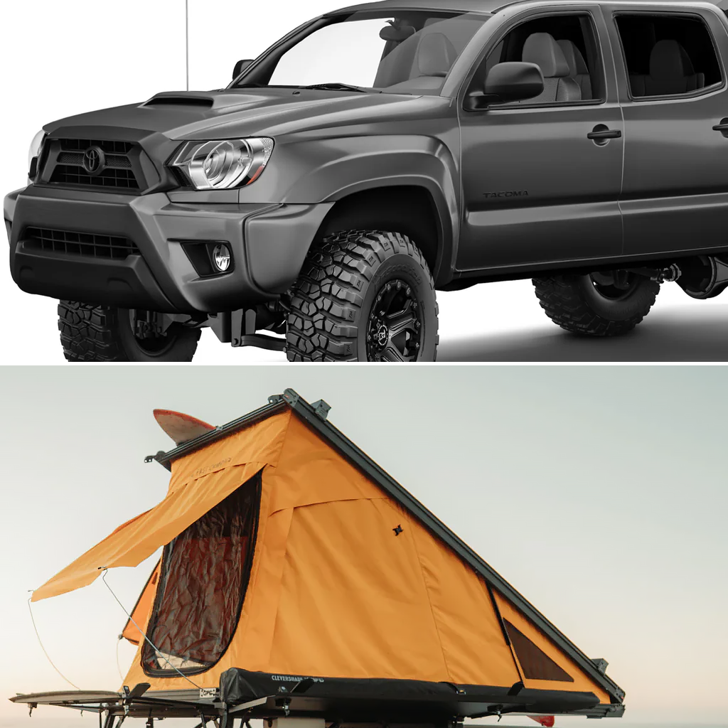 roof top tent on tacoma Go Fast Campers V2 MAX Camper for 2005+ Toyota Tacoma – Main Line Overland