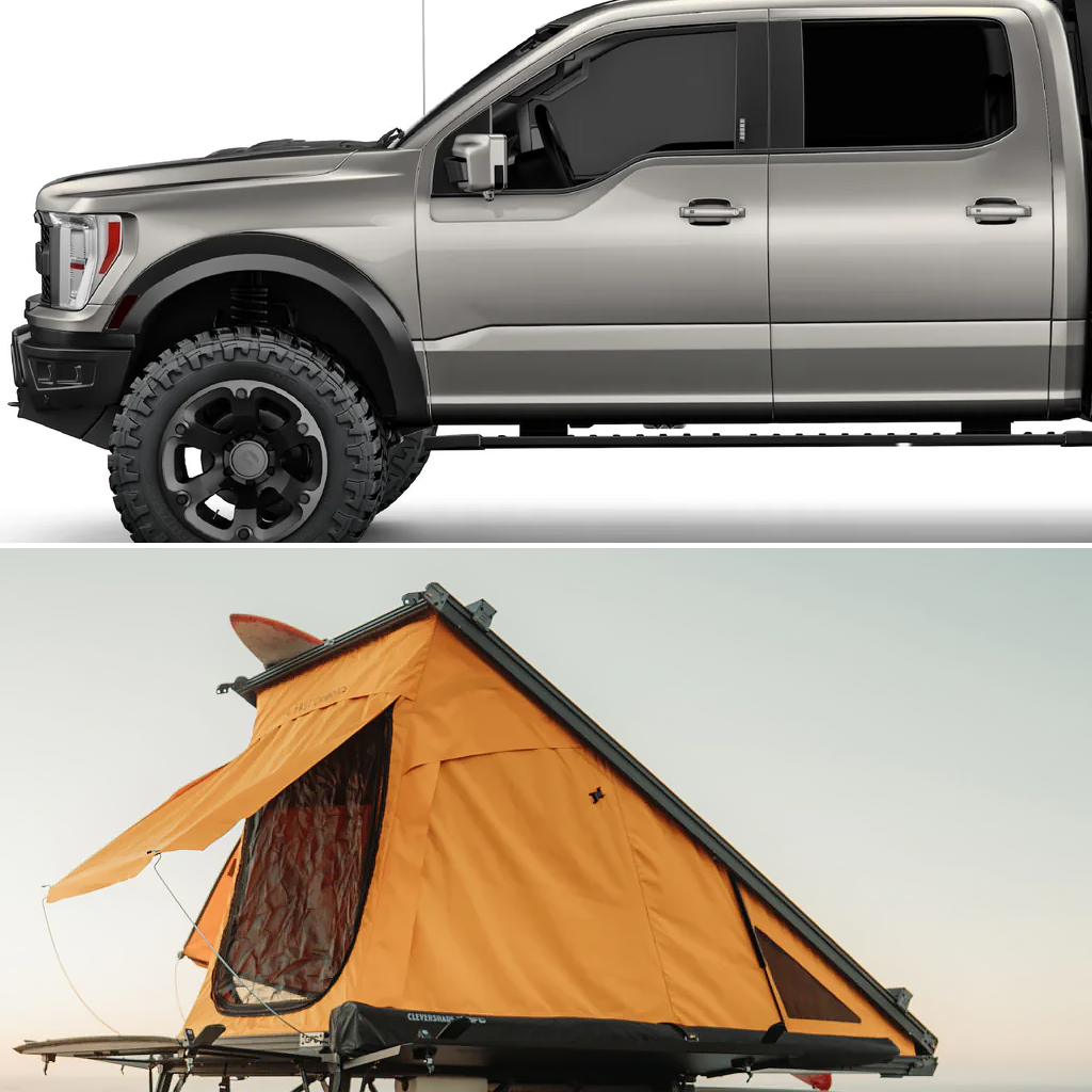 fti cars & camper Go Fast Campers V2 MAX Camper for 2015+ Ford F-150 with 8' Bed