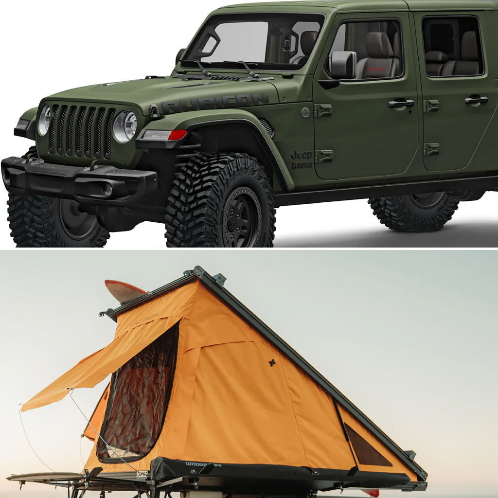 campers jeep Go Fast Campers V2 MAX Camper for 2019+ Jeep Gladiator JT