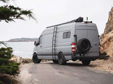 Load image into Gallery viewer, Flatline Van Co Straight Side Ladder for 2007+ Mercedes Benz Sprinter Vans with High Roof