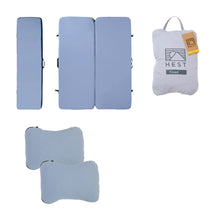 Load image into Gallery viewer, HEST Mattress Bundle for Raven / Hawk / Grandby Slide-In Four Wheel Camper with King Bed and No Front Dinette