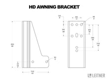 Load image into Gallery viewer, Leitner Designs HD Awning Bracket for 2023+ Ineos Grenadier Load Bar Kit