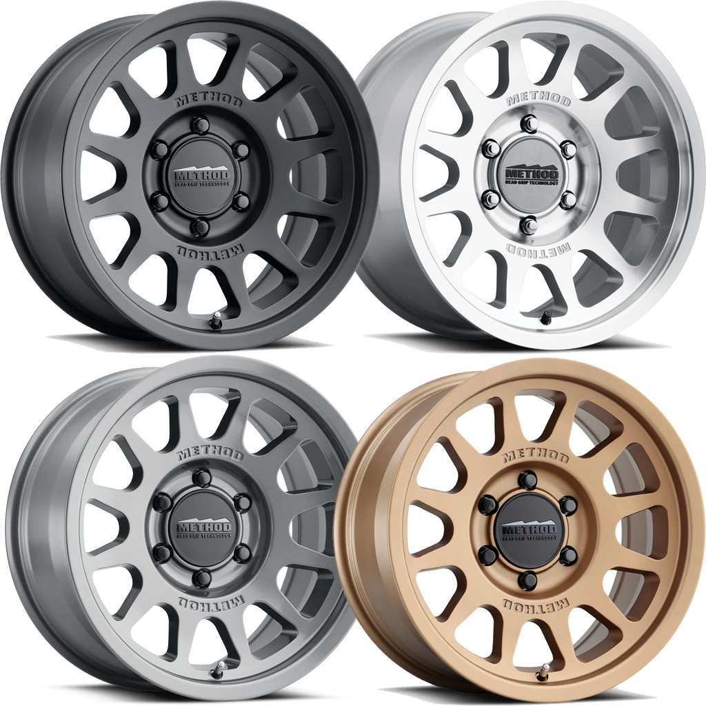 Method 703 Bead Grip Race Wheels for 2024+ Toyota Tacoma / Land Method 703 Bead Grip Race Wheels for 2024+ Toyota Tacoma / Land