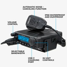 Load image into Gallery viewer, Midland MXT500 50W MicroMobile GMRS Two-Way Radio