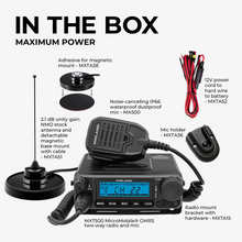 Load image into Gallery viewer, Midland MXT500 50W MicroMobile GMRS Two-Way Radio