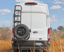 Load image into Gallery viewer, Owl Explorer Ladder + Tire Carrier for 2015+ Ford Transit Van with High Roof
