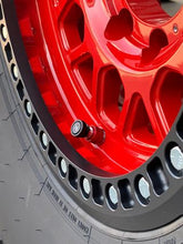 Load image into Gallery viewer, Power Tank Monster Valve Primary - Standard Valve Stem Mount 5 Pack with Ventoso Red Tire Inflator Gauge