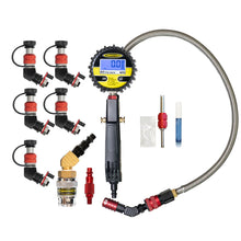 Load image into Gallery viewer, Power Tank Monster Valve Primary - Standard Valve Stem Mount 5 Pack with Ventoso Red Tire Inflator Gauge