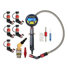 Load image into Gallery viewer, Power Tank Monster Valve Primary - Standard Valve Stem Mount 5 Pack with Ventoso Red Tire Inflator Gauge