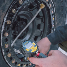 Load image into Gallery viewer, Power Tank Monster Valve Primary - Standard Valve Stem Mount 5 Pack with Ventoso Red Tire Inflator Gauge