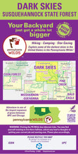 Load image into Gallery viewer, PURPLE LIZARD MAPS Dark Skies / Susquehannock State Forest, Pennsylvania