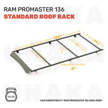 Load image into Gallery viewer, UNAKA ProMaster Roof Rack for 2014+ Ram ProMaster Van