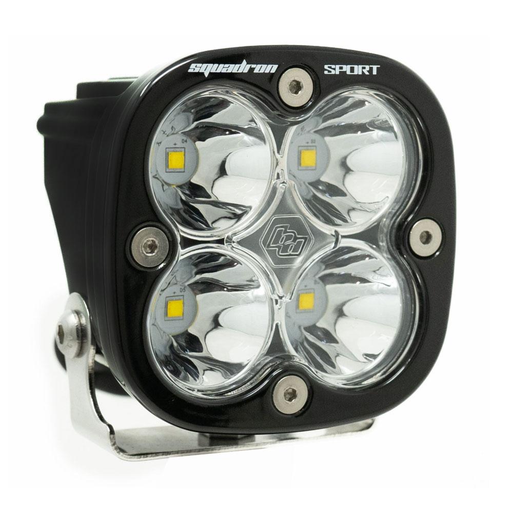 Baja Designs Squadron Sport Polaris LED Light Pods w/ 2.0in Harness/Horizontal Mounts Kit main image 1