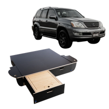 Load image into Gallery viewer, Solid Wood Worx Dual Drawer System for 2003-2009 Lexus GX 470