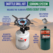 Load image into Gallery viewer, TemboTusk Skottle Grill Kit with Adjustable Legs