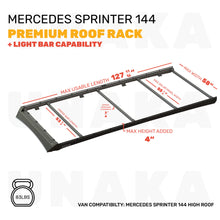 Load image into Gallery viewer, UNAKA Sprinter Roof Rack for 2007+ Mercedes Sprinter Van