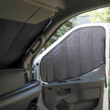Load image into Gallery viewer, VanEssential Stealth Crew Van Window Cover Bundle for 2015+ Ford Transit Van