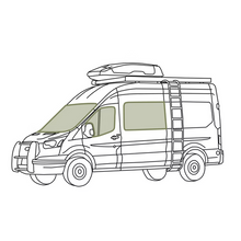 Load image into Gallery viewer, VanEssential Stealth Crew Van Window Cover Bundle for 2015+ Ford Transit Van