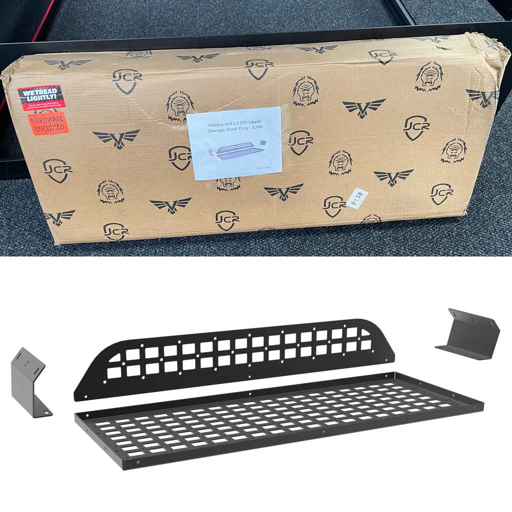 Victory 4x4 Rear Molle System Upper Shelf for 2024+ Toyota Land