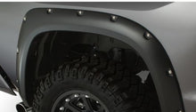 Load image into Gallery viewer, Bushwacker Black Pocket/Rivet Style Smooth Finish 4-Piece Fender Flare Set (2014-2020) Toyota Tundra