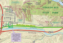 Load image into Gallery viewer, Purple Lizard Athens-Zaleski State Forest Lizard Map