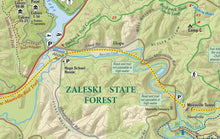 Load image into Gallery viewer, Purple Lizard Athens-Zaleski State Forest Lizard Map