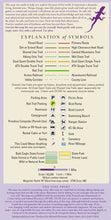Load image into Gallery viewer, Purple Lizard Bald Eagle State Forest Lizard Map