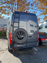 Load image into Gallery viewer, Owl Aluminum Ladder + Tire Carrier for 2019+ Mercedes Sprinter Van VS30