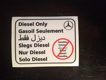 Load image into Gallery viewer, Terrawagen Diesel only sticker / Mercedes-Benz