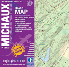 Load image into Gallery viewer, Purple Lizard Michaux Lizard Map