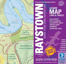 Load image into Gallery viewer, Purple Lizard Raystown Lizard Map
