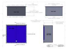 Load image into Gallery viewer, Van Compass- Rear Storage Trunk (2007+ Sprinter)