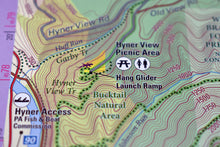 Load image into Gallery viewer, Purple Lizard Pine Creek Lizard Map