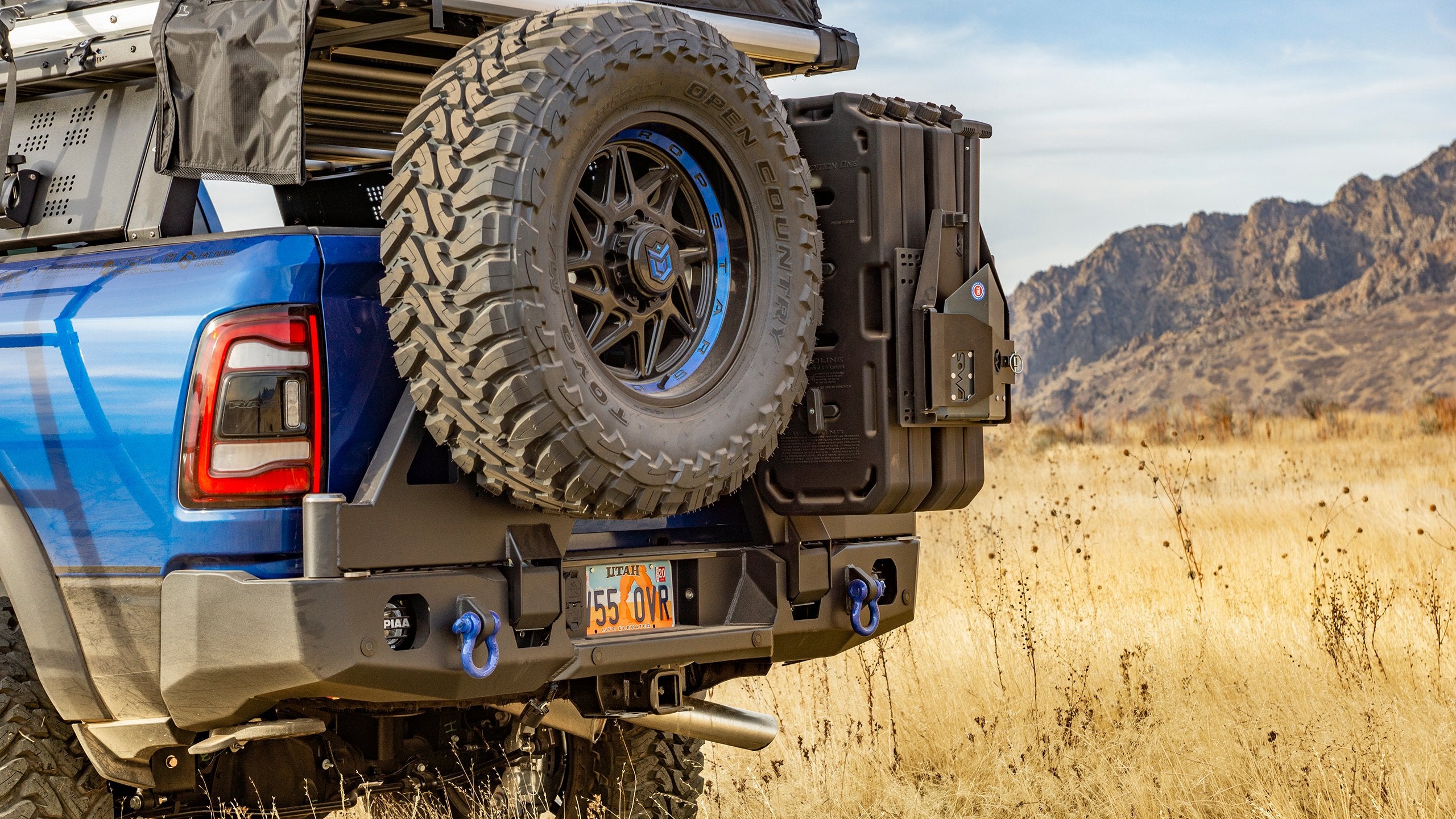 Expedition One Rear Bumper with Dual Swing Carrier for 2019+ Ram 2500 ...